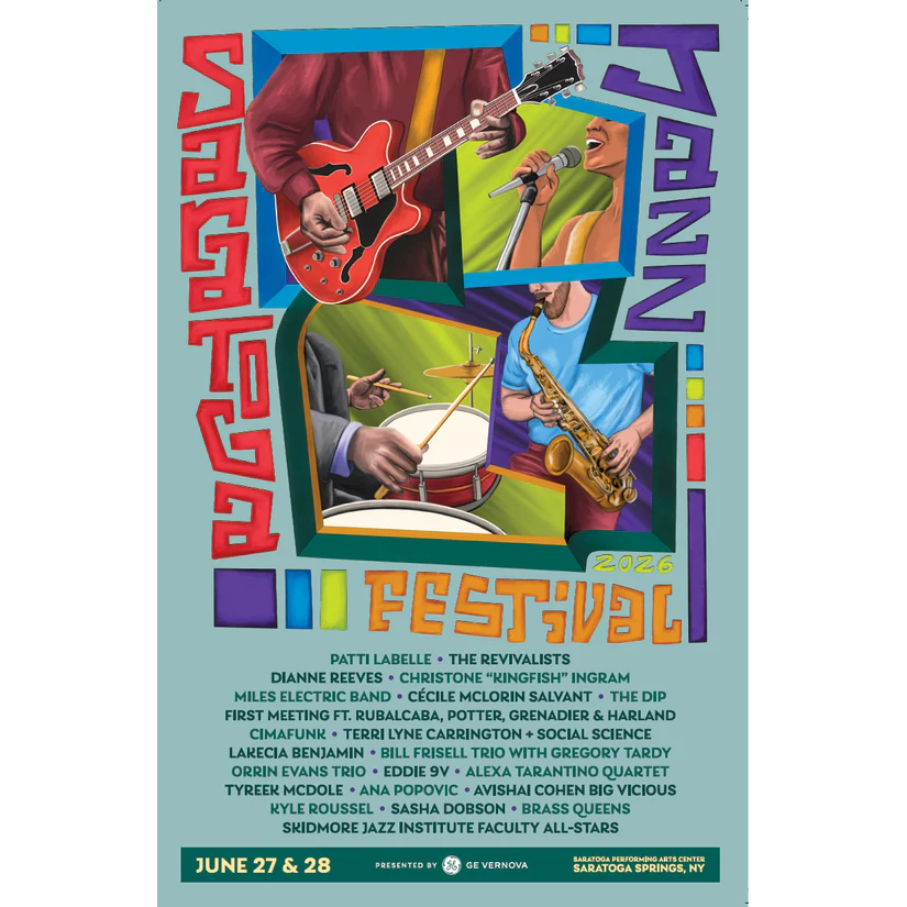 2026 Saratoga Jazz Festival Poster (11x17)