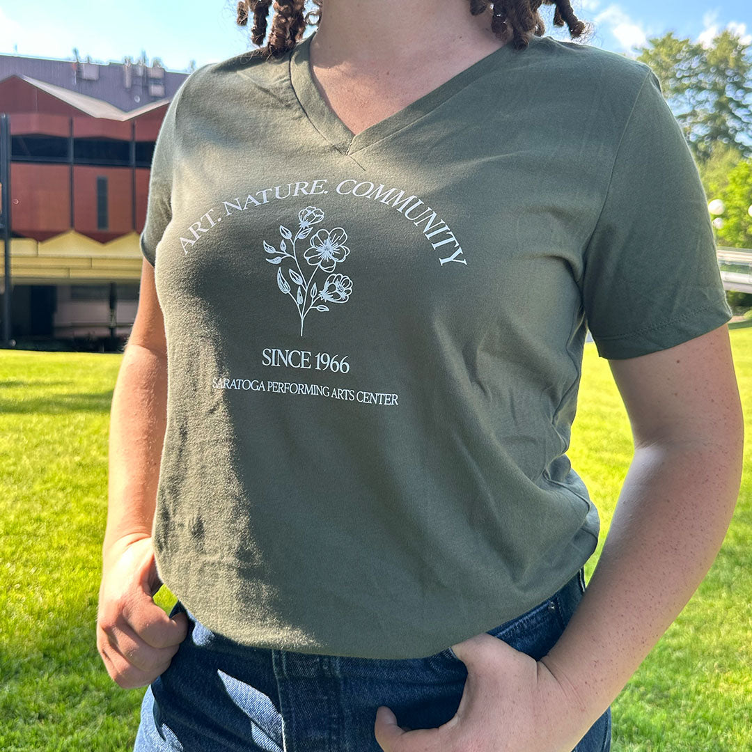 Women's Botanical V-Neck T-Shirt