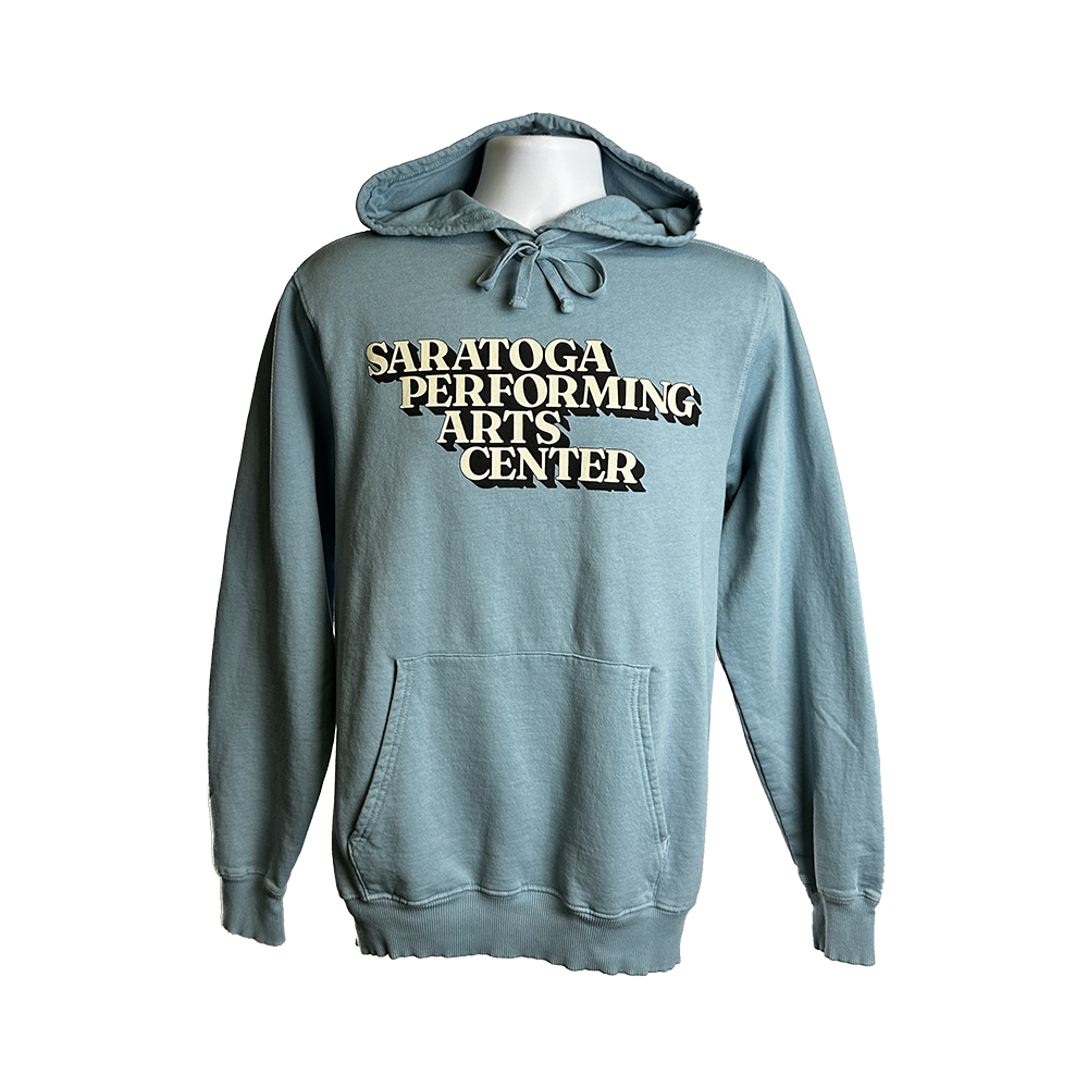 Blue Hooded Sweatshirt