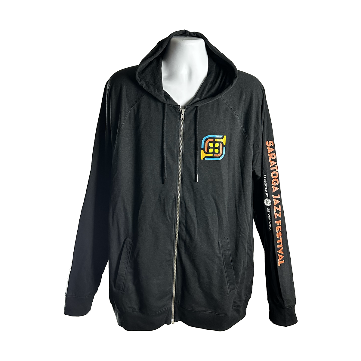 Saratoga Jazz Festival Full Zip Hooded Sweatshirt